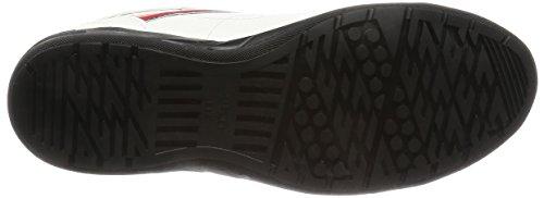 Fukuyama Rubber 3-Piece Magic Safety Sneakers, Arrow Max #61, Red, Size 25.5cm