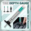 Plastic Graduated Tire Depth Gauge