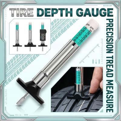 Plastic Graduated Tire Depth Gauge