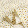 Sojitz Fashion Floral Print 112cm Wide X 3m Craft Supplies Broadcloth, Yellow, Cut, B6100Z-3-2-3M,
