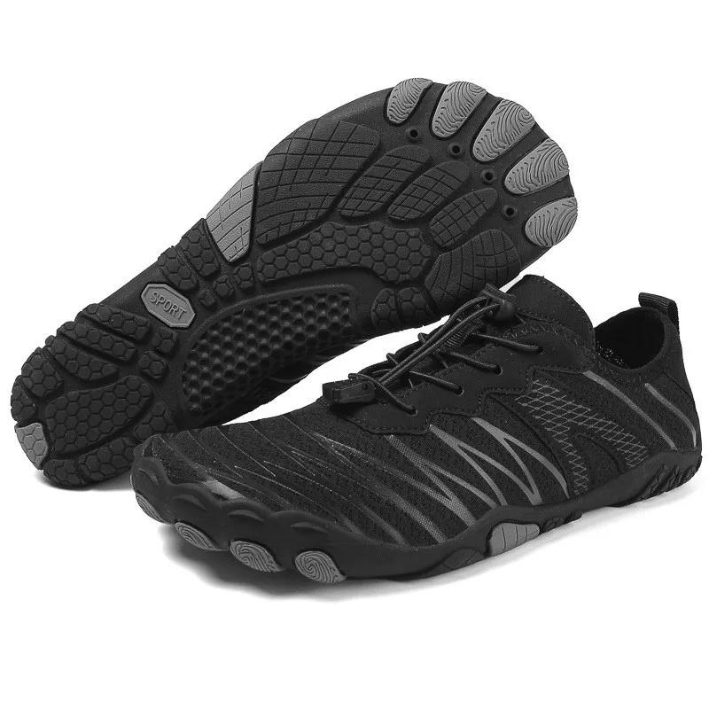 Men's Water Wading Shoes Outdoor Rubber Soles, Anti Slip Lightweight and Hiking Shoe Women's Fitness Training Shoes