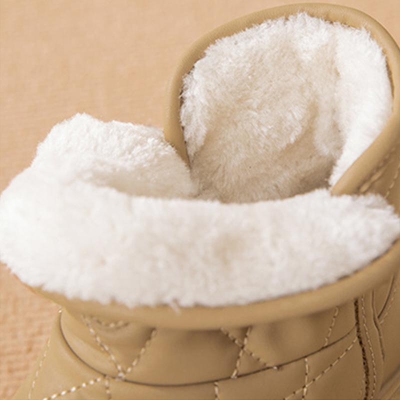 2025 Winter Shoes Women Snow Boots Warm Plush Cold Winter Ladies Ankle Boots Flat Non-slip Soft Comfortable Plus Size 41