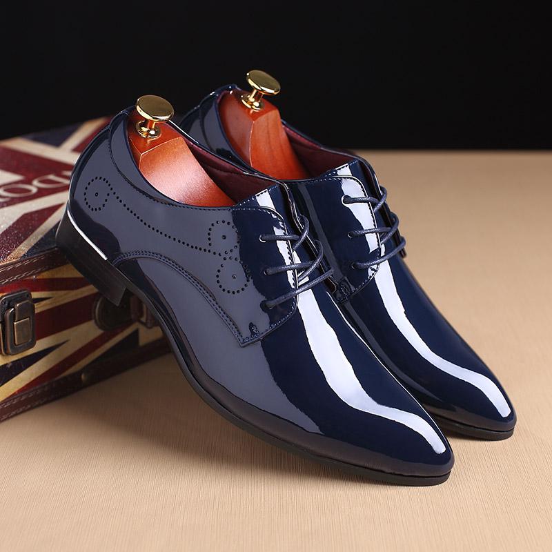 Fashion Leather Shoes For Man Genuine Leather Big Size Shoes High Quality Designer Formal Platform Casual Shoes Fashion Business