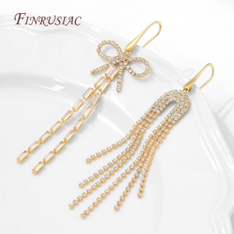 18K Gold Plated Brass Chain Tassel Charms For Jewelry,Tassel Earring Components,DIY Jewelry Making Supplies