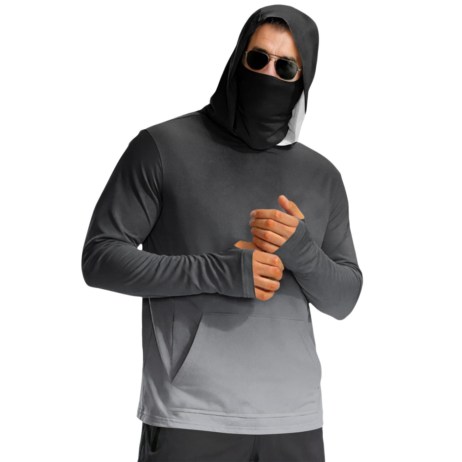 

Men s gradient print sun- clothing L чёрный