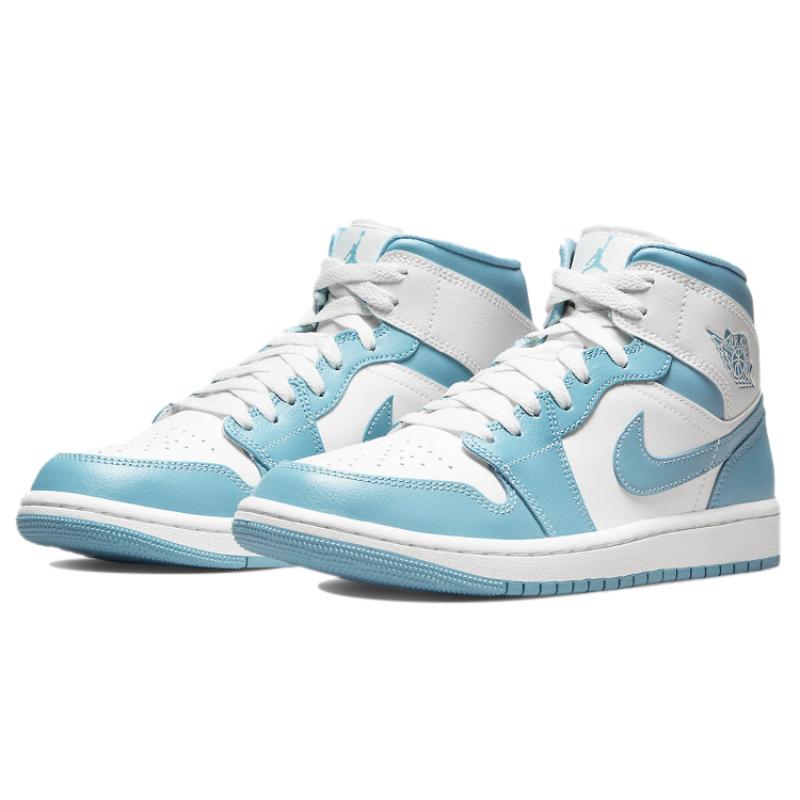 Air Jordan 1 Mid 'University Blue 2022' Women's Jordan BQ6472-141