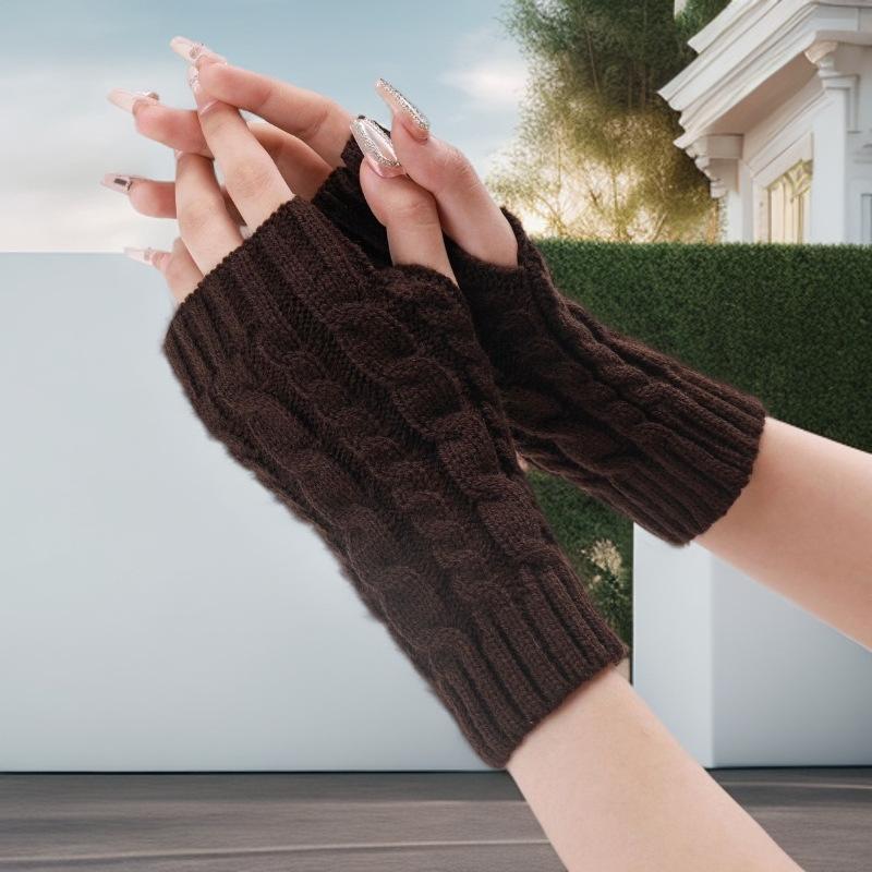 Winter Verdikt Warm Ademend Effen Patroon Beenwarmers Koreaanse Stijl Mode Dik Gebreid Dames Los Veelzijdig Slouch Sokken