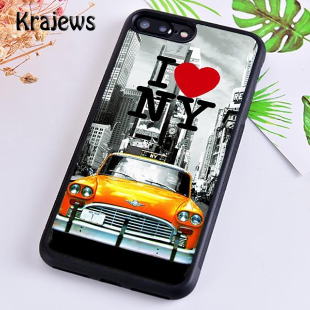 Krajews Dark Night New York City Phone Case Cover For iPhone 17 Air 16 15 14 plus 11 12 pro max coque Shell Fundas