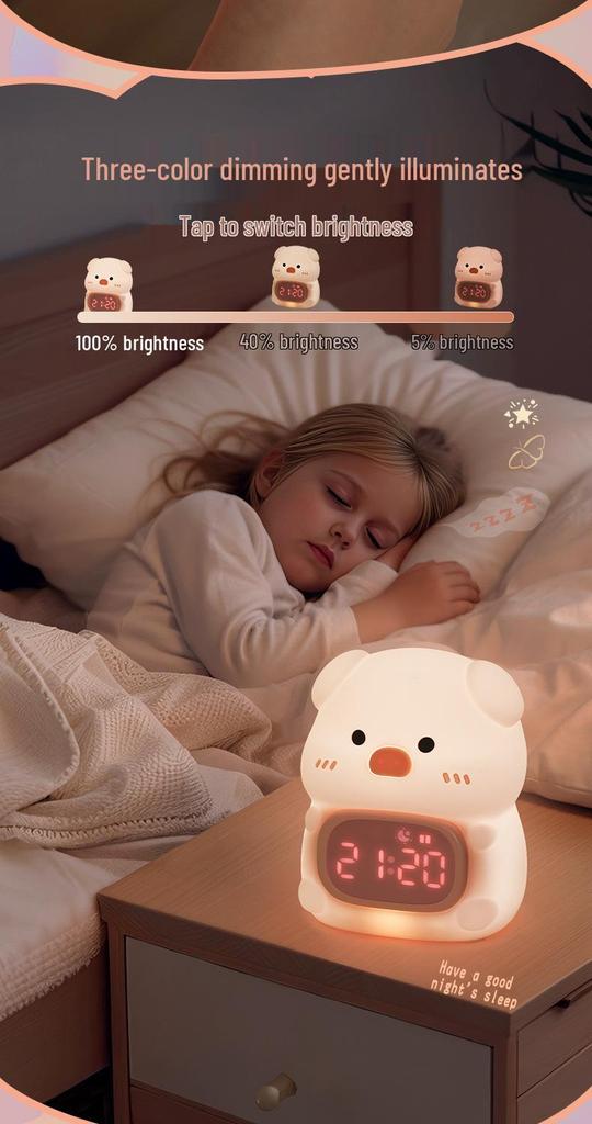 Smart Alarm Clock for Kids: Wake-Up Reminder, Birthday Gift, Study Tool & Night Light