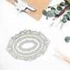 Laciness Die Cuts Nesting Oval Cutting Dies Embossing Die Cuts Templates for Kid Gift Card Making Scrapbooking DIY Album