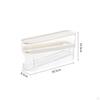 Rolling Egg Dispenser Storage Box 2 Tier Space Saving Container Holder for