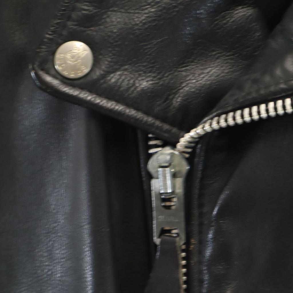 BRANDED GARMENTS 80s Made in USA Vintage genuine leather Double riders jacket Men's Used