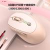 Wireless Mouse, Bluetooth & 2.4G Dual Mode, Quiet Design, Type-C Rechargeable, Optical, 6 Buttons, 3 DPI Settings, Compact, for Women,
