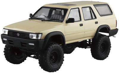 Aoshima Bunka Kyozaisha The Tuned Car Series Toyota VZN130G Hilux Surf Lift Up 1991 Modello in plastica Stampaggio Colore 1/24 No.72