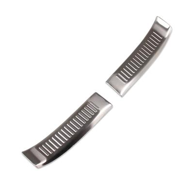 RUIQ Stainless Steel Interior Luggage Kicking Plate Rear Inner Scuff Guard Protective Designed Exclusively for Toyota Aqua Plate/Scuff Back, Cover,