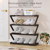 Multi-functional Shoe Rack Z-shaped Shoe Storage Creative Storage Rack  Household