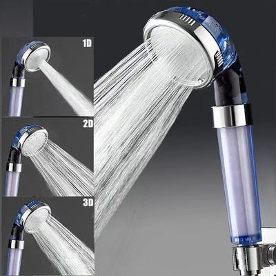 Filtro purificatore d'acqua ad alta pressione, 3 modalità, soffione doccia per bagno, dispositivo di purificazione doccia multifunzionale