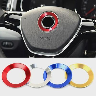 Car Styling Steering Wheel Emblem Decorative Circle Ring Accessories