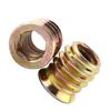 Wood Threaded Insert Nuts Zinc Plated Carbon Steel Furniture Nut (M8*15mm)