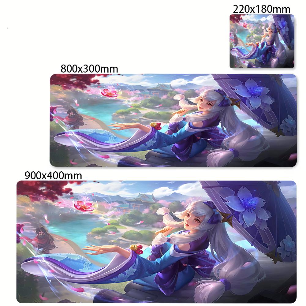 Gaming Mousepad Mobile Legends Bang Bang Mouse Pads Office Accessories Nonslip Desk Mat Large Mouspad Waterproof Pad Mausepad