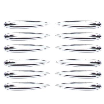 Vortex Generator Car Pack of 12 Automotive Anti-Friction Bumper Guard Strip Universal Bumper Protection