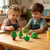 Mini Building Block Toy Tree Cactus Leaf Flower Bush Greenery Plants Kids