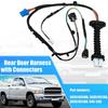 Rear Door Harness with Connector for Dodge for RAM 1500 2500 3500 4500 5500 Automotive Door Rear Wiring Harness Left Right Side 56051931AA 56051931AB