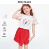 MiniPeace Girls' Short-Sleeve Summer T-Shirt