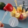 Disposable Plastic Heart-shaped Fruit Forks