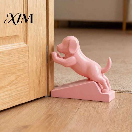 Puppy Door Stopper Cute Stopper, 3D Printed Dog Wedge, Decorative Room Decoration Stop, Non-Slip Holder for Bedroom, Nursery, Lovers Gift Heavy Duty