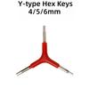 3-Way Y Allen Key Compact Bicycle Multi-Tool for Quick Bike Repairs Portable Hex Wrench for Home On-the-Go Cycling