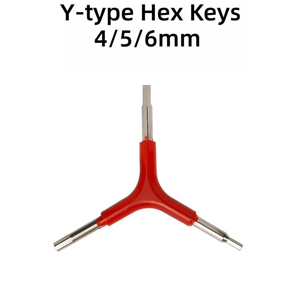 3-Way Y Allen Key Compact Bicycle Multi-Tool for Quick Bike Repairs Portable Hex Wrench for Home On-the-Go Cycling
