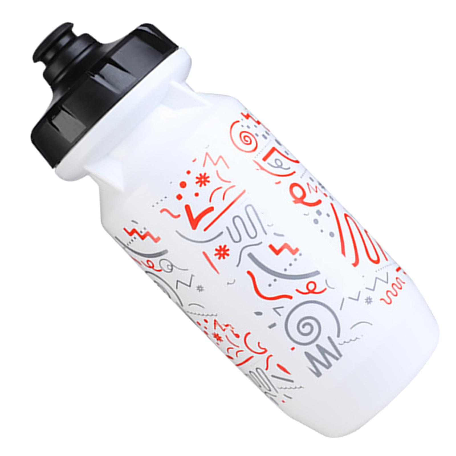 Cycling Water Bottle Squeeze Bicycles Water Bottle Squeeze Cycling Sports Water Bottle for Biking and Outdoor Activity белый