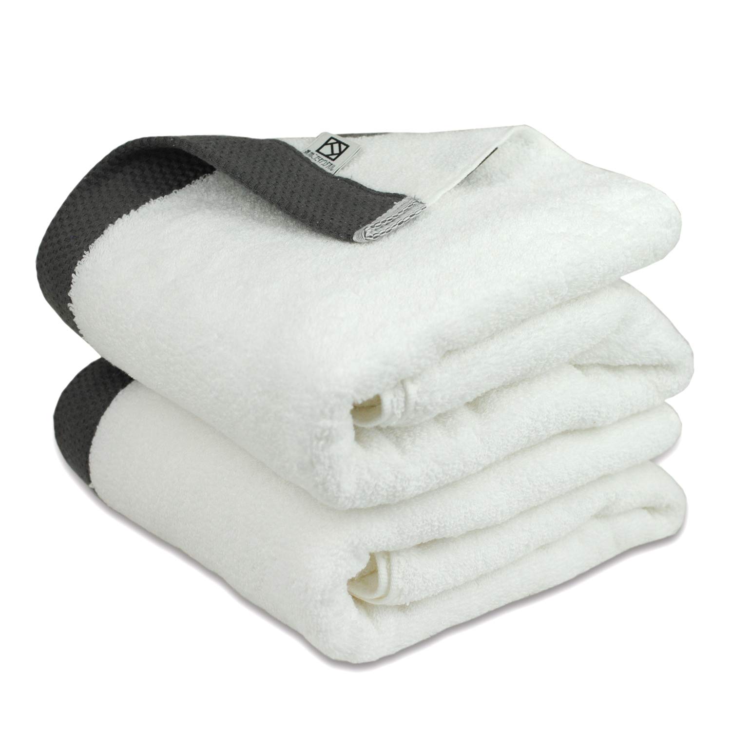 

oruta Made in Japan Senshu Towel Royal Thick Hotel Specification Cotton of 2 Bath 100% (Set Towels, White)