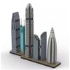 MOC Puzzle Toy Building Blocks Decoration Shenzhen Skyline Creative Street View Urban Architecture Series Children's Puzzle Mode