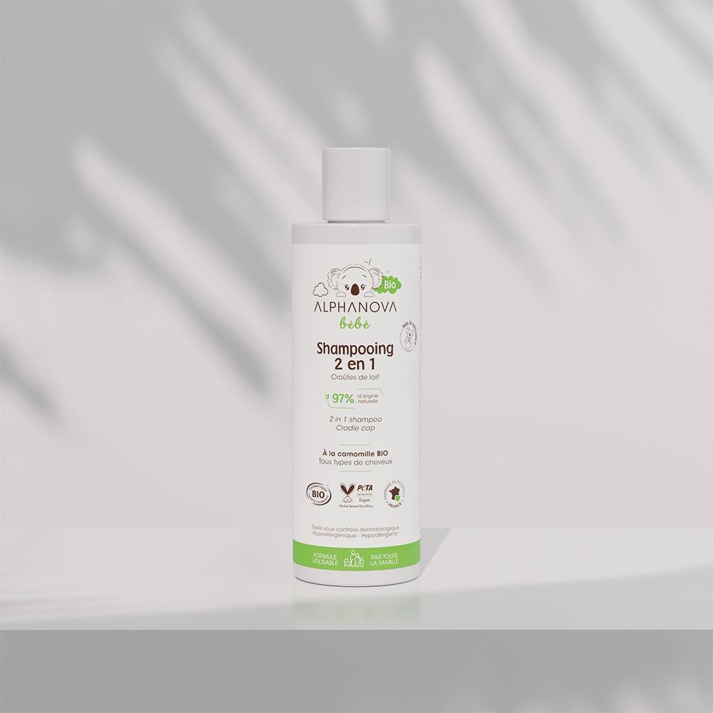 Alphanova Bebe Bio Gentle 2-in-1 Shampoo for Babies, 200ml