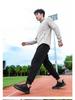 Men's Wide Palm Lightweight Running Shoes - Breathable Mesh, Wide Toe, Lace-up Sports Walking Shoes.