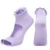 Lace Design Silicone Non-slip Professional Yoga Pilates Train Indoor Floor Soft Dance Sports Gym Ruffles Ballet Fitness Socks