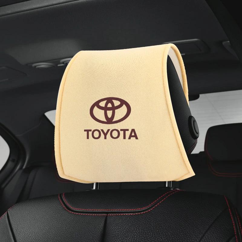 

Toyota 2026 Нові ковпаки на колеса 1 шт. Чохол на підголівник автомобіля Подушка для голови на сидіння Подушка для шиї на підголівник Автостайлінг Toyota Camr Наклейка на авто бежевий