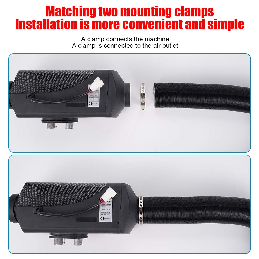 75mm Air Diesel Parking Heater Duct Pipe Tube Hose 100/200/300cm Length for Parking Heater Flexible Exhaust Pipe Tube Extendable