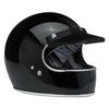 Motorcycle Helmet Visor Shield 3-Button Retro Sun Shade Protector
