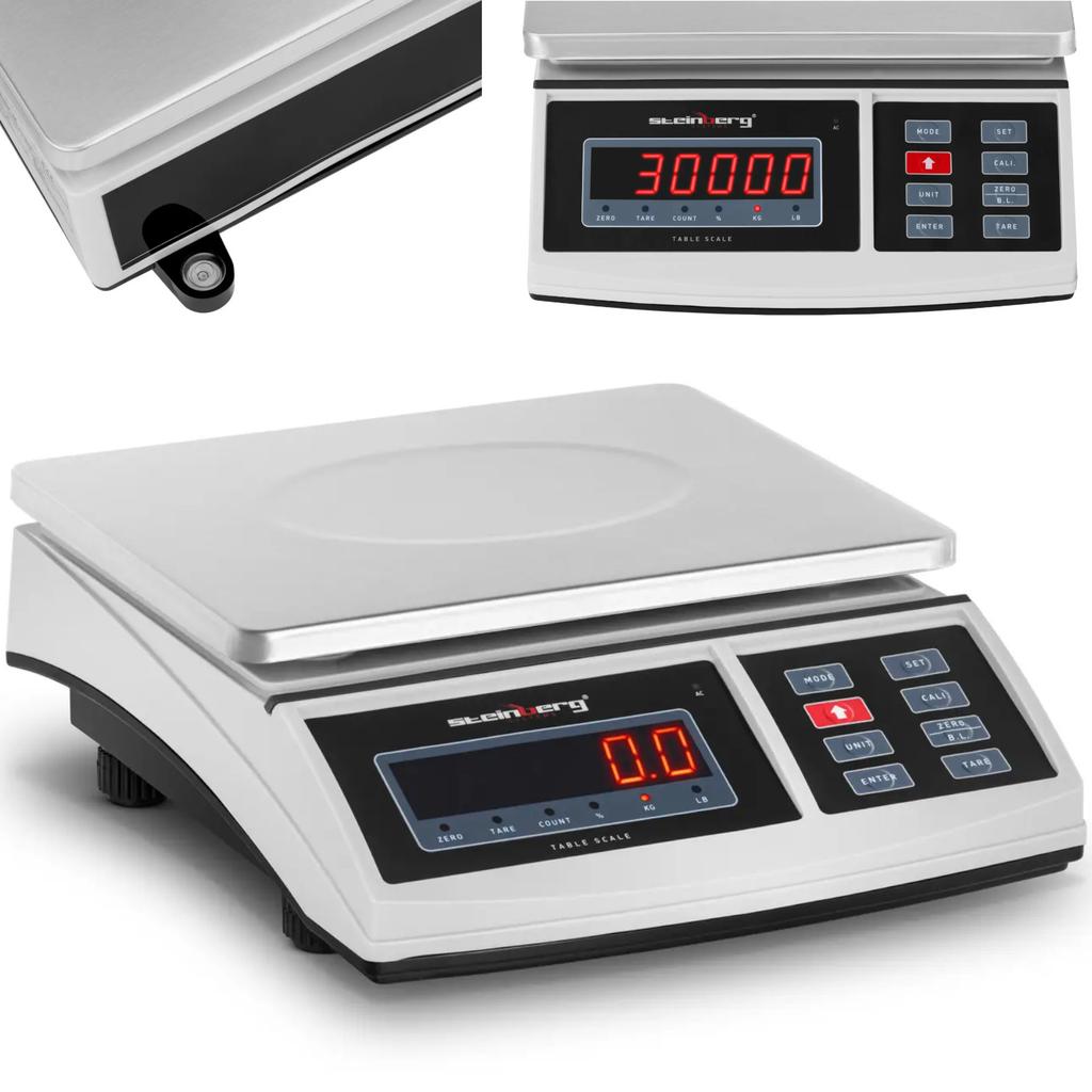 Postal scale for parcels of letters LED 30kg 1g
