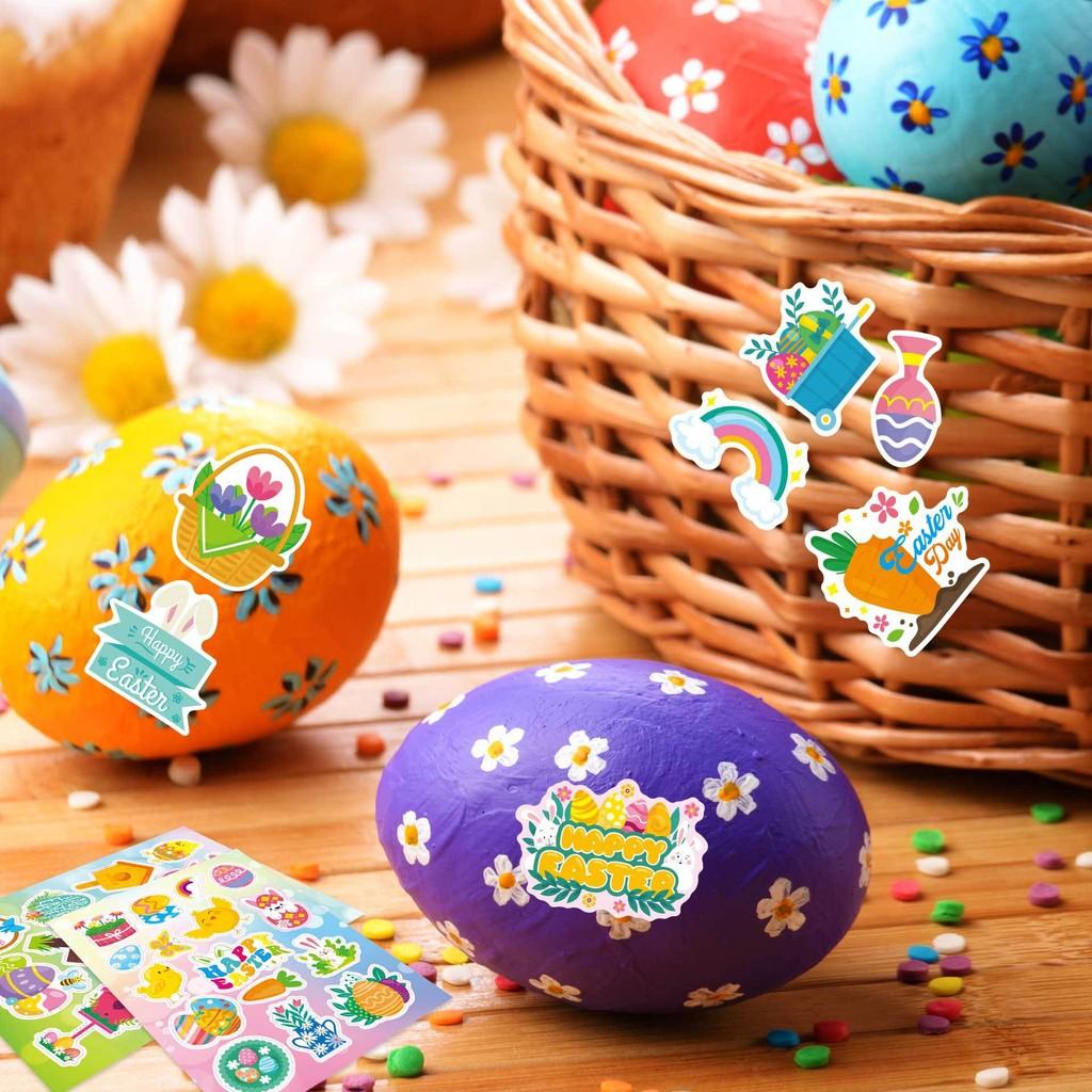 Adorable Cartoon Easter Parent Child Interactive Diy Puzzle Stickers Set For Kids