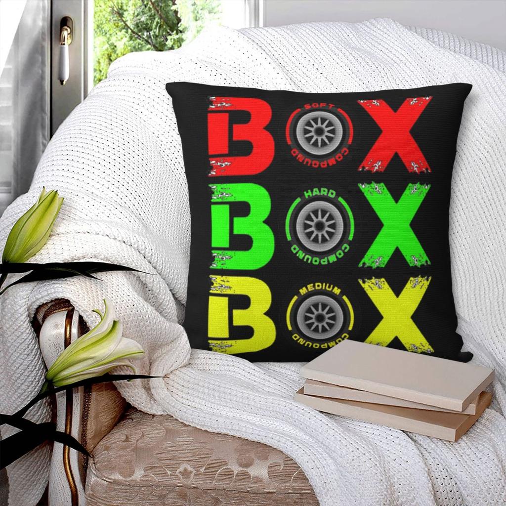 Box Box Box F Square Pillowcase Pillow Cover Polyester Cushion Zip Decorative Comfort Throw Pillow for Home Bedroom