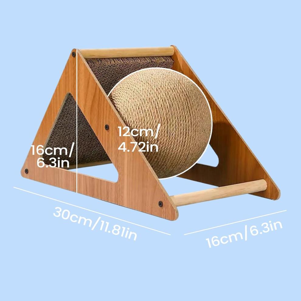 Cat Scratch Ball Kitten Training Toy ChewResistant Scratching Ball For Indoor Cat Exercise And Stress Relief