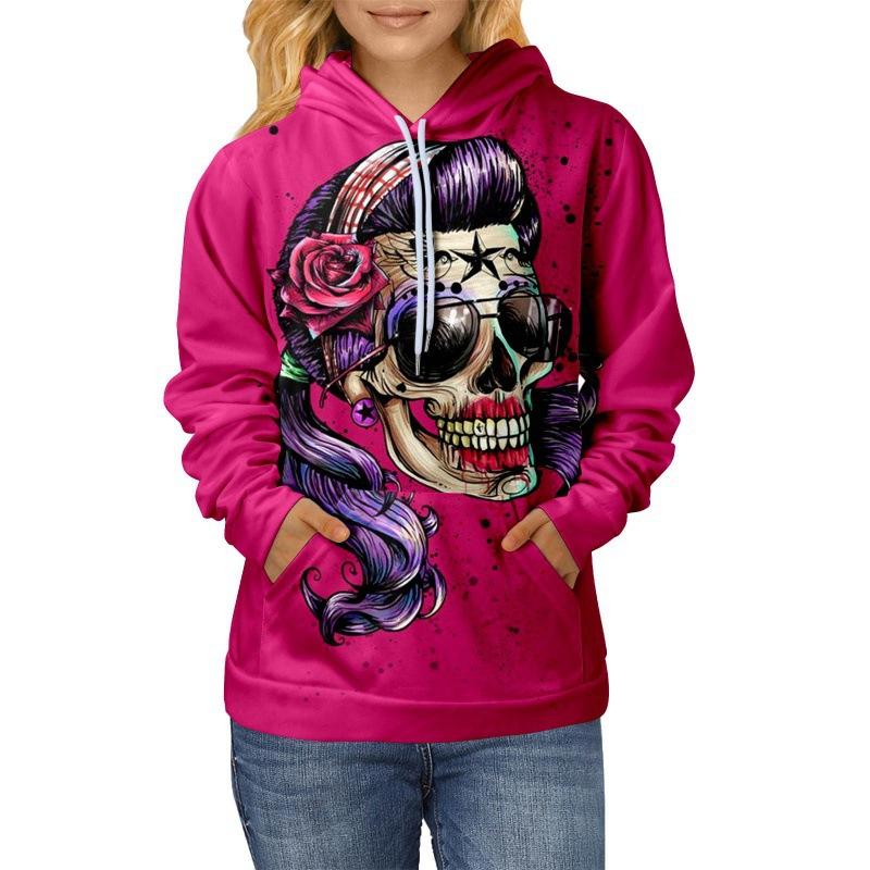 Spring Autumn 3D Printed Sportswear Women's Trendy Personalized Hoodie Hoodies & Sweatshirts (women’s)