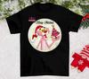 NOUVEAU Panthère Rose Joyeux Noël Cadeau Noël Noir Toutes Tailles T-shirt AE54 T-shirt Unisexe