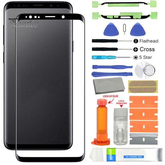 

Замена переднего стекла с УФ-клеем для Samsung Galaxy S9 G960/S9 Plus G965