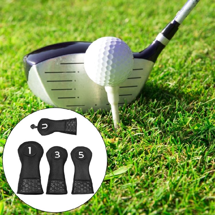 4Pcs Golfs Putter Protective Guard Golfs Club Protector Gift Golfs Head Cover Golfs Cover for Golfs Club Iron Headcover