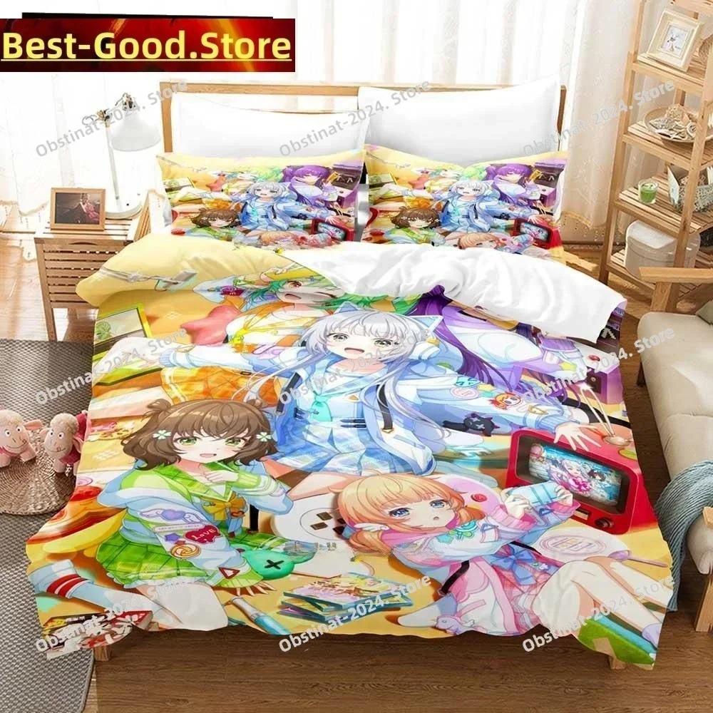 3D Anime Kawaii Girl World Dai Star Bedding Set Printed single Comforter Quilt Duvet Cover Pillow Case 3 Pieces Kids Adult Size